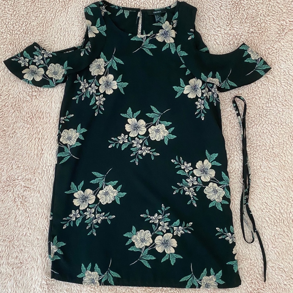 ***SOLD*** Black Floral Dress